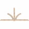 Ekena Millwork Redmond Smooth Timber Gable Bracket, Douglas Fir, 72"W x 48"H x 1 1/2"D x 3 1/2"F, 16/12 Pitch GBW072X48X0204RED00SDF - alternate 3